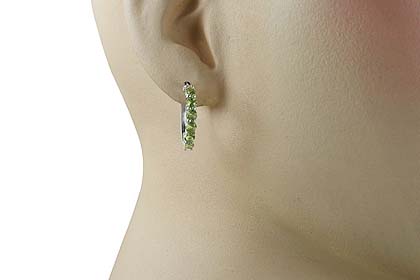 SKU 13118 unique Peridot earrings Jewelry