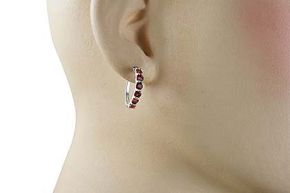 SKU 13120 unique Garnet earrings Jewelry