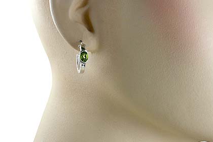 SKU 13130 unique Peridot earrings Jewelry