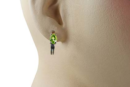 SKU 13153 unique Peridot earrings Jewelry