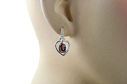 SKU 13206 unique Garnet earrings Jewelry