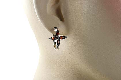 SKU 13224 unique Garnet earrings Jewelry
