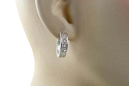 SKU 13226 unique White topaz earrings Jewelry