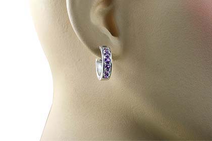 SKU 13229 unique Amethyst earrings Jewelry
