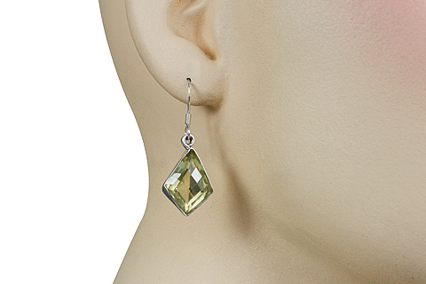 SKU 13535 unique Lemon Quartz earrings Jewelry
