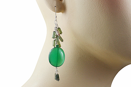 SKU 13619 unique Aventurine earrings Jewelry