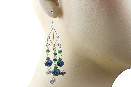 SKU 13631 unique Lapis Lazuli earrings Jewelry