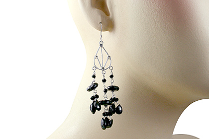 SKU 13638 unique Onyx earrings Jewelry