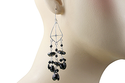 SKU 13639 unique Onyx earrings Jewelry