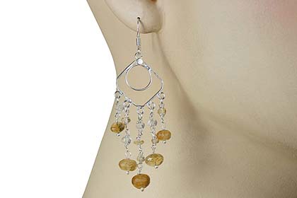 SKU 13882 unique Citrine earrings Jewelry
