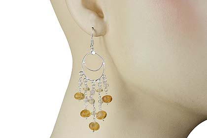 SKU 13890 unique Citrine earrings Jewelry