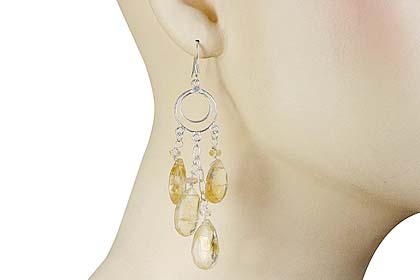 SKU 13892 unique Citrine earrings Jewelry