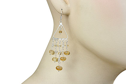 SKU 13893 unique Citrine earrings Jewelry