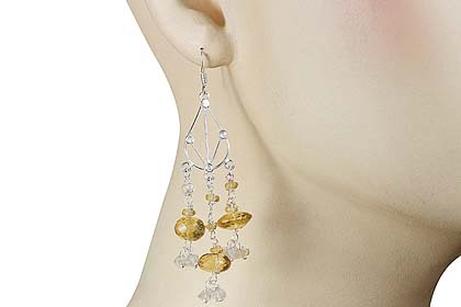 SKU 13898 unique Citrine earrings Jewelry