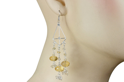 SKU 13902 unique Citrine earrings Jewelry