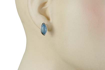 SKU 13909 unique Chalcedony earrings Jewelry
