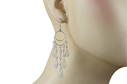SKU 14007 unique Moonstone earrings Jewelry