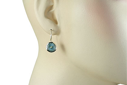 SKU 14625 unique Blue topaz earrings Jewelry
