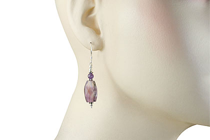 SKU 14667 unique Amethyst earrings Jewelry