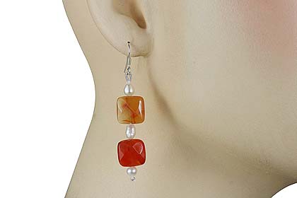 SKU 14748 unique Pearl earrings Jewelry
