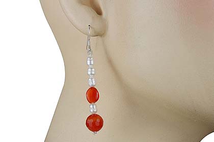 SKU 14749 unique Pearl earrings Jewelry