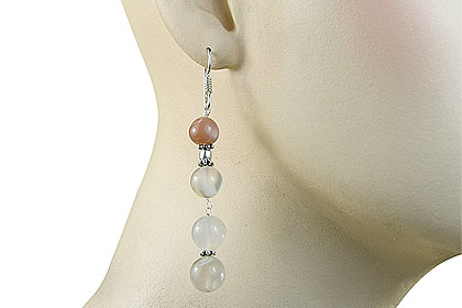 SKU 14853 unique Moonstone earrings Jewelry