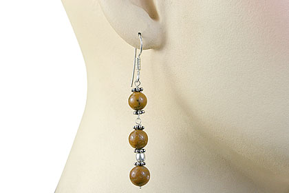 SKU 14875 unique Jasper earrings Jewelry