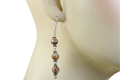 SKU 14880 unique Jasper earrings Jewelry