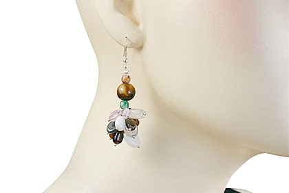 SKU 14988 unique Multi-stone earrings Jewelry