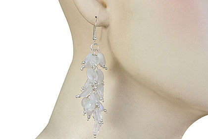 SKU 15006 unique Moonstone earrings Jewelry