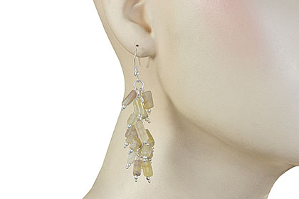 SKU 15044 unique Fluorite earrings Jewelry