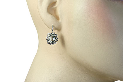 SKU 15141 unique Green amethyst earrings Jewelry