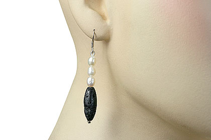 SKU 15186 unique Pearl earrings Jewelry