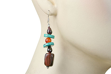 SKU 15187 unique Multi-stone earrings Jewelry
