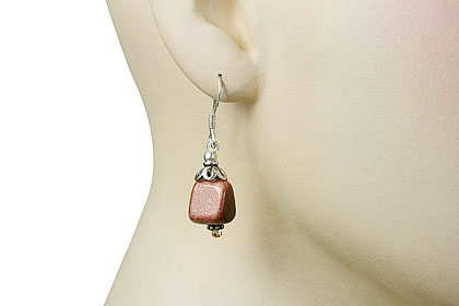 SKU 15190 unique Sunstone earrings Jewelry