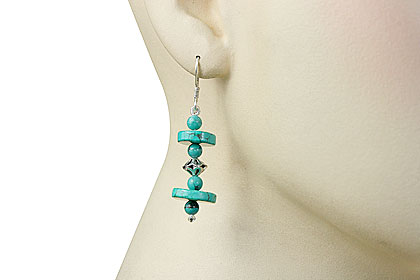 SKU 15201 unique Turquoise earrings Jewelry