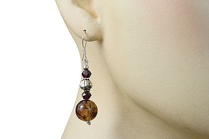 SKU 15206 unique Agate earrings Jewelry