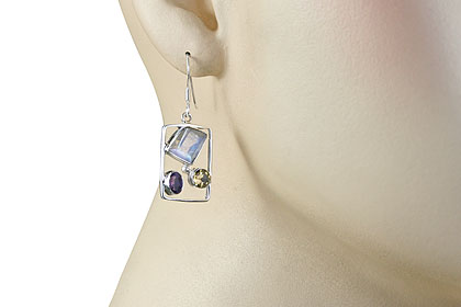 SKU 15430 unique Moonstone earrings Jewelry