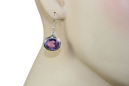 SKU 16252 unique Amethyst earrings Jewelry