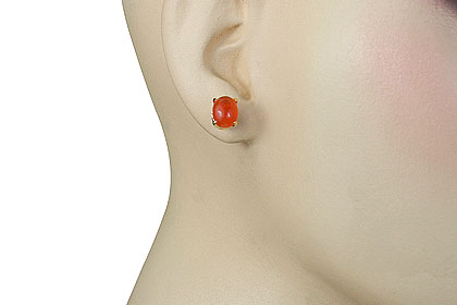 SKU 16443 unique Carnelian earrings Jewelry
