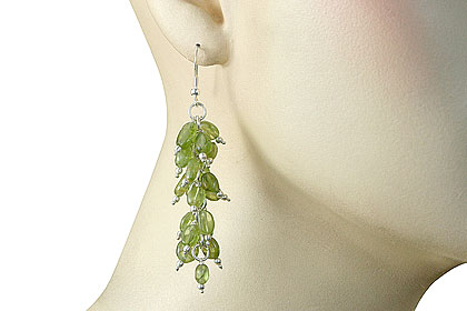 SKU 16519 unique Aquamarine earrings Jewelry