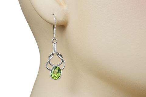 SKU 9329 unique Peridot earrings Jewelry