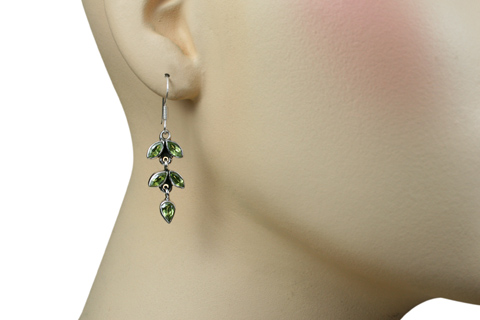 SKU 9362 unique Peridot earrings Jewelry