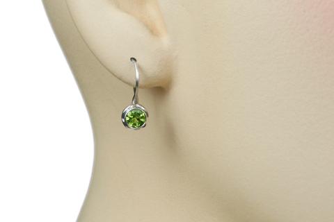 SKU 9376 unique Peridot earrings Jewelry