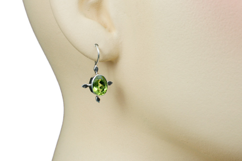 SKU 9393 unique Peridot earrings Jewelry