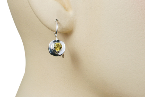 SKU 9425 unique Citrine earrings Jewelry