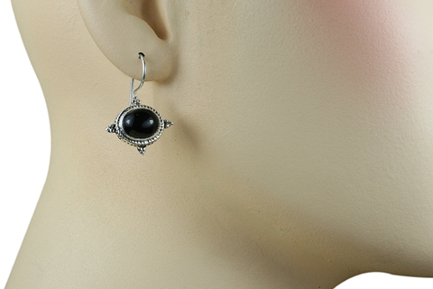 SKU 9500 unique Onyx earrings Jewelry