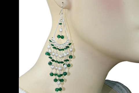 SKU 9634 unique Aventurine earrings Jewelry