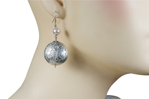 SKU 9734 unique Pearl earrings Jewelry