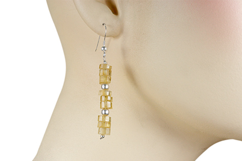 SKU 9742 unique Citrine earrings Jewelry